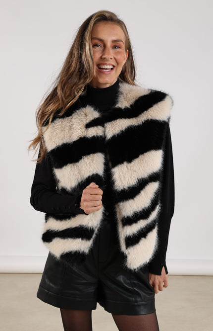 Gilet Fally Sand Black NKF08015