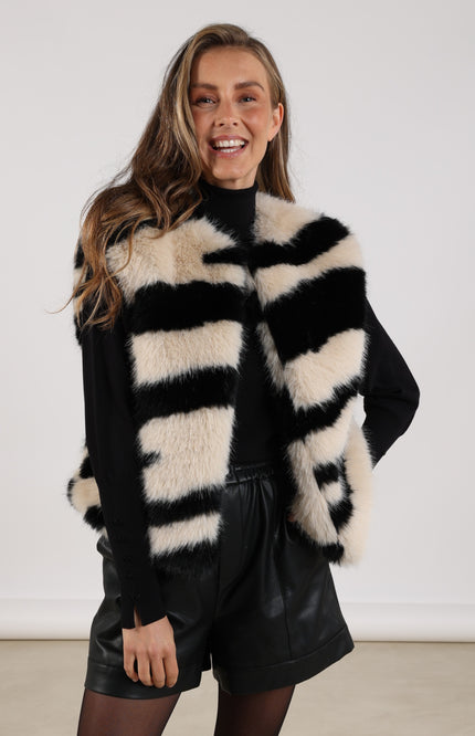 Gilet Fally Sand Black NKF08015