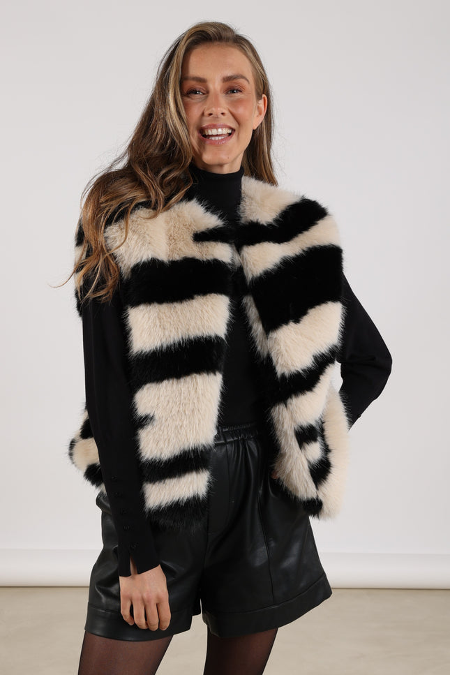 Gilet Fally Sand Black NKF08015