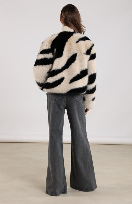 Jacket Magdalena Sand Black NKF13059