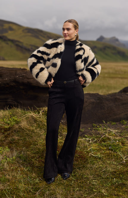 Jacket Magdalena Sand Black NKF13059