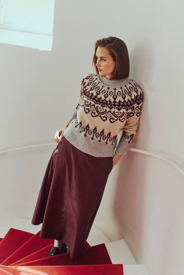 Trui Fqmerla Moonbeam Grey Melange 206760