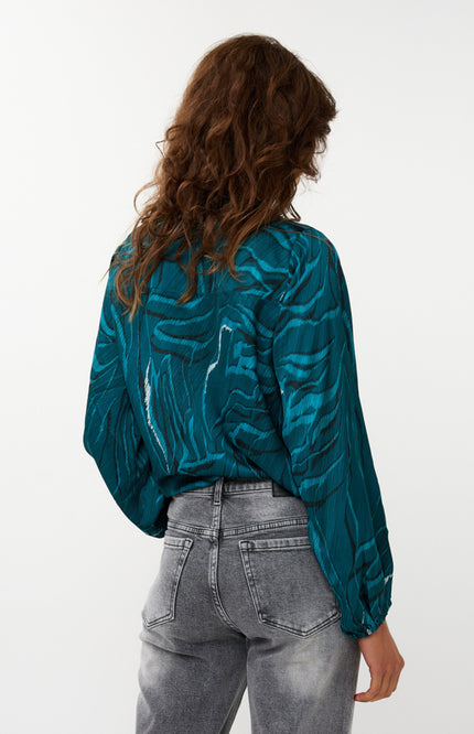 Blouse Crystal Waves Print W25.15700