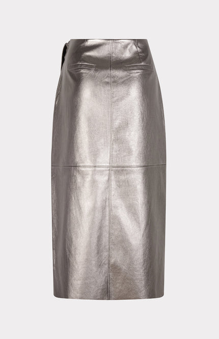 Rok PU Belted Dark Silver W25.11709