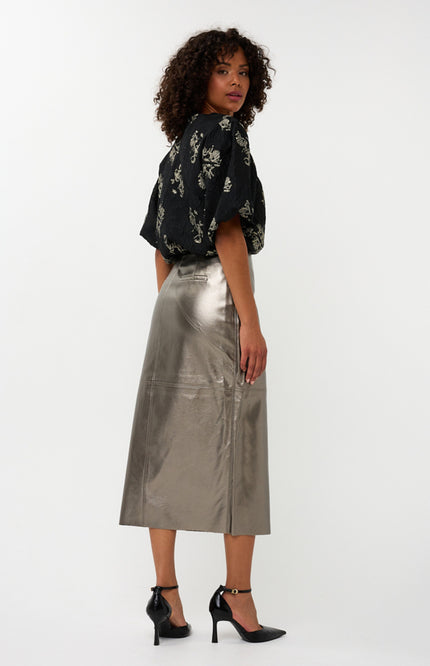 Rok PU Belted Dark Silver W25.11709