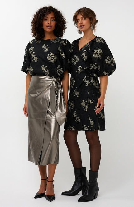 Rok PU Belted Dark Silver W25.11709