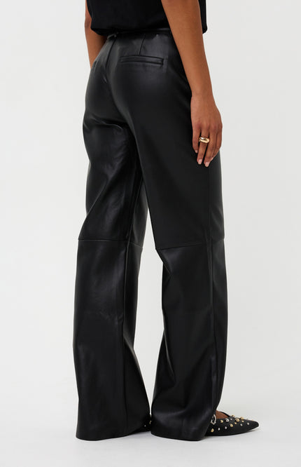 Broek Wide Leg PU Black W25.11708
