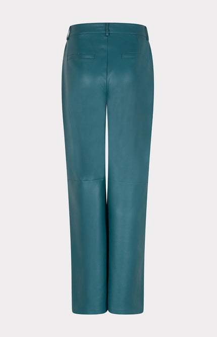 Broek Wide Leg PU Teal W25.11708