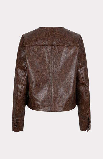 Jacket Lacquer Chocolate W25.11700