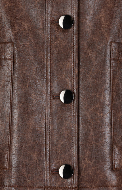 Jacket Lacquer Chocolate W25.11700