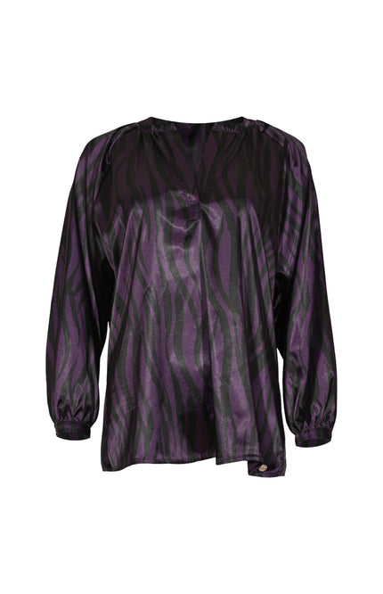 Top Raaika Zebra Plum
