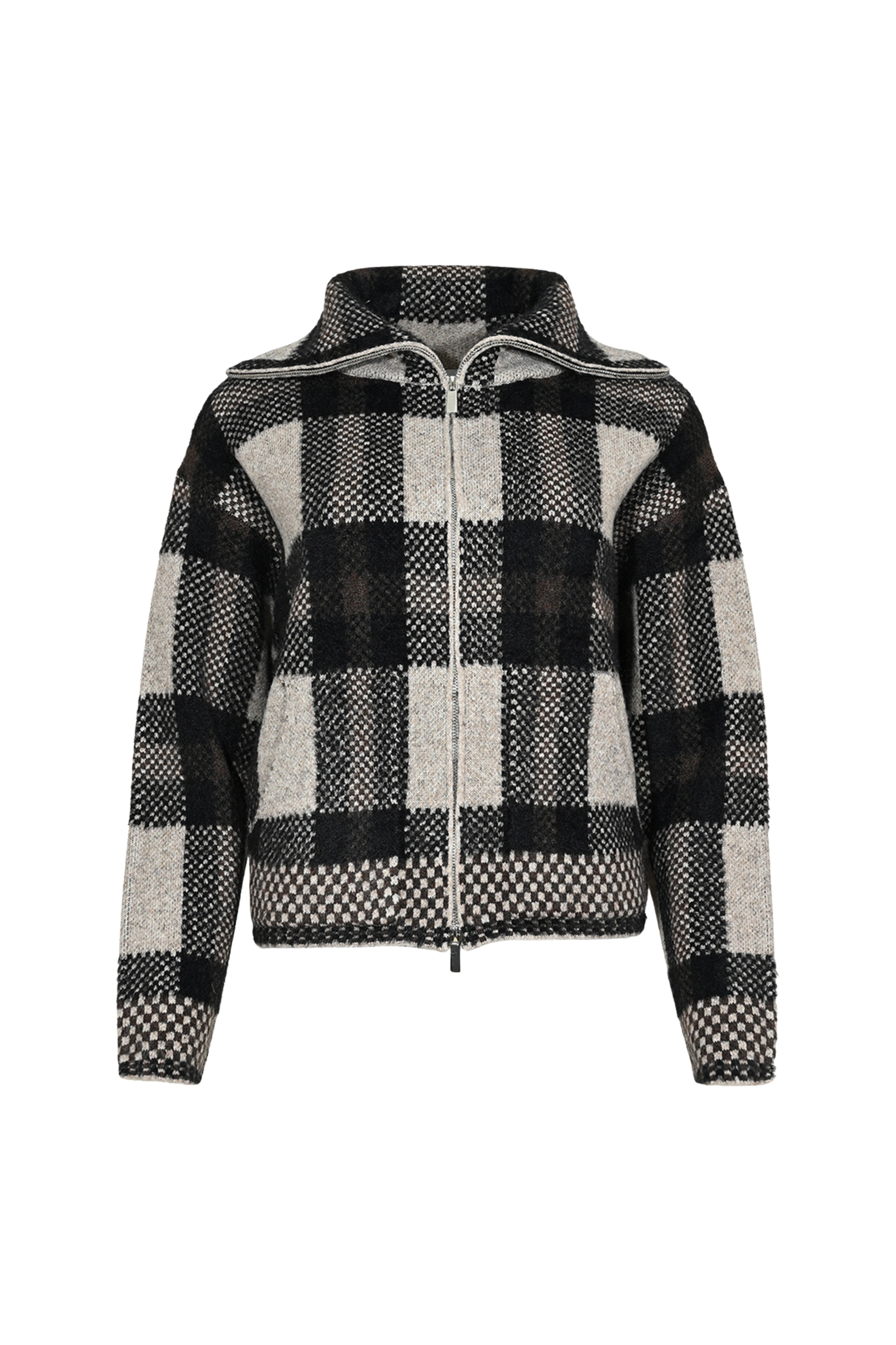 Vest Rumour Check Brown | Maicazz