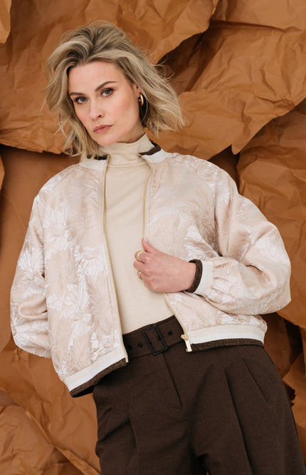 Top Kinthe Sand Gold Lurex