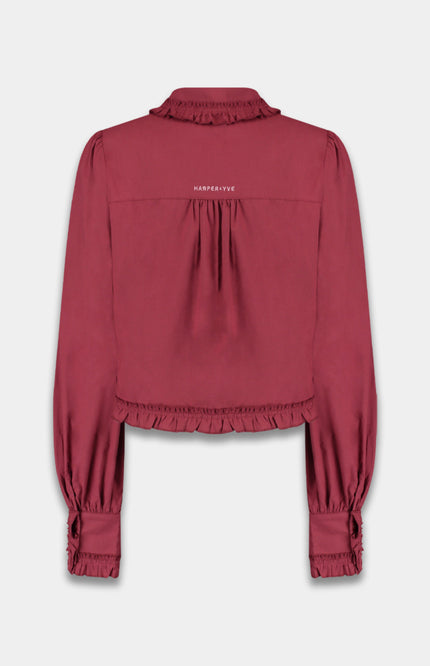 Top Ellie Wine Berry AW25P603