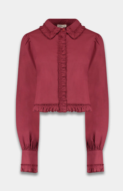 Top Ellie Wine Berry AW25P603