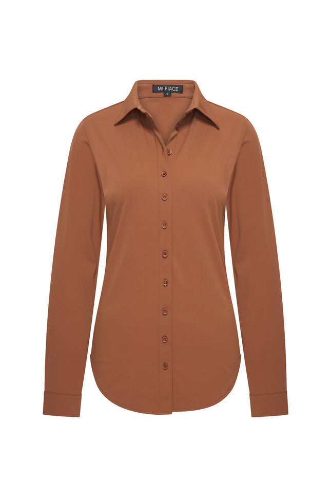 Travel Blouse Caramel 60840