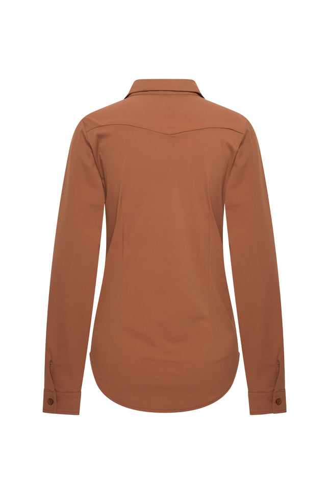 Travel Blouse Caramel 60840
