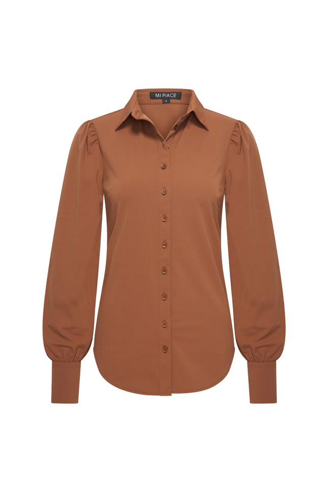 Travel Blouse Caramel 202037