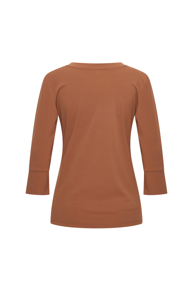 Mi Piace Travel Top Caramel 202095 Stretchshop.nl