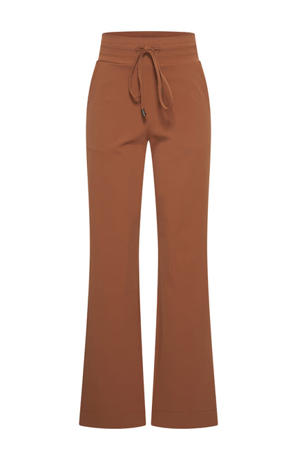 Heavy Travel Broek Flared Caramel 202136
