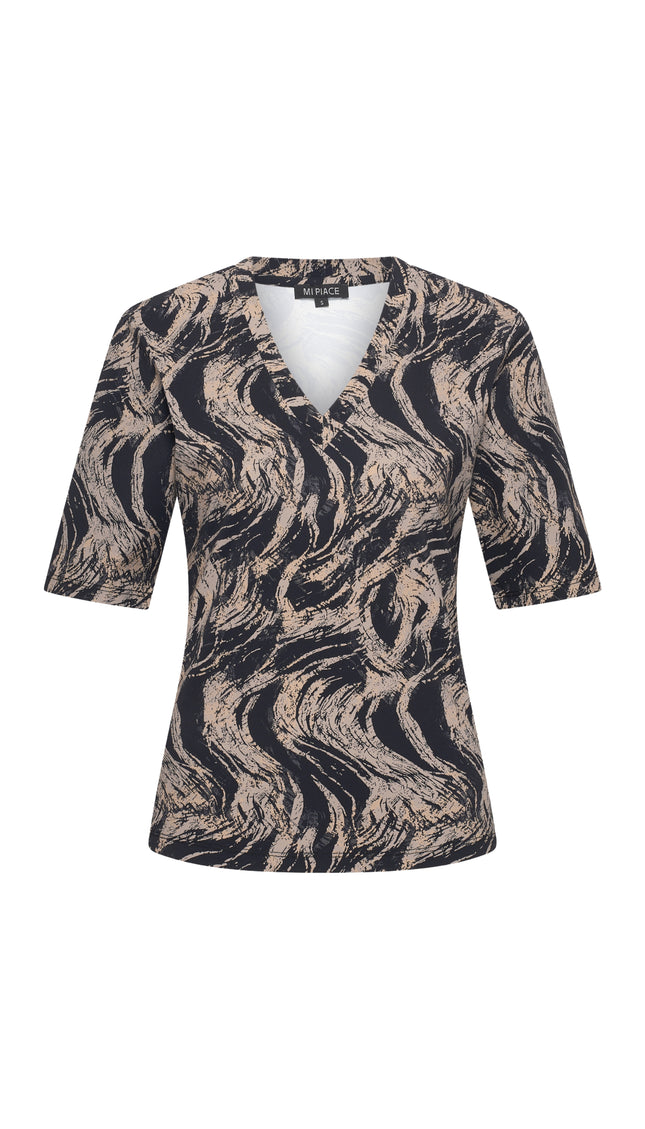 Travel Top Swirly Print Falcon 202271