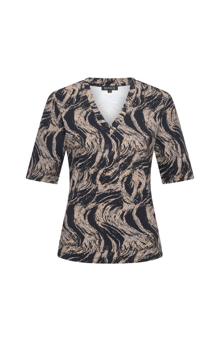 Travel Top Swirly Print Falcon 202271