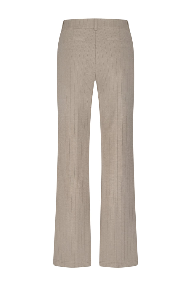 Broek Bibette Punta Pinstripe Warm Taupe SRB4624 L32