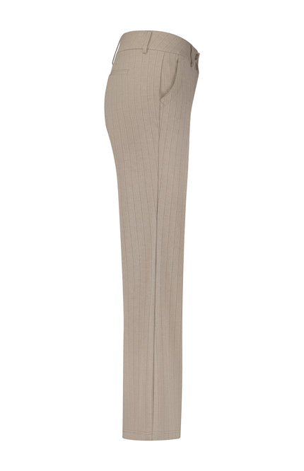 Broek Bibette Punta Pinstripe Warm Taupe SRB4624 L32