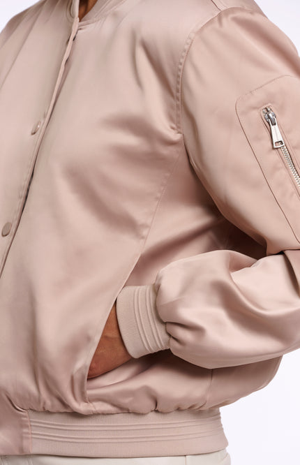 Rino & Pelle Jacket Banner Bomber Smoked Pearl Stretchshop.nl