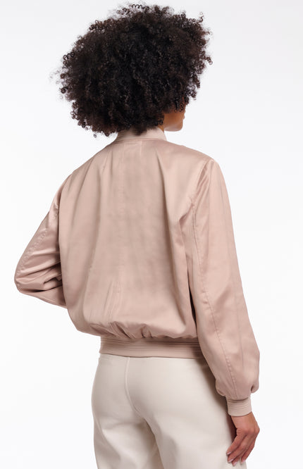 Rino & Pelle Jacket Banner Bomber Smoked Pearl Stretchshop.nl