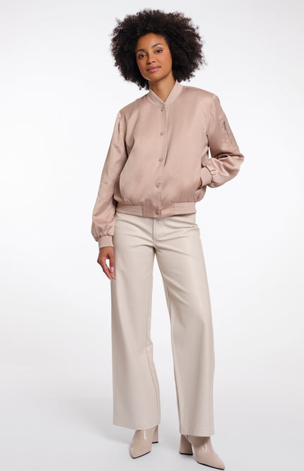 Rino & Pelle Jacket Banner Bomber Smoked Pearl Stretchshop.nl