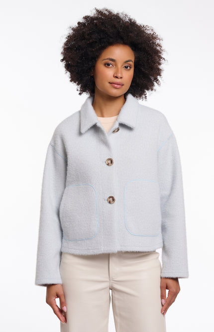 Rino & Pelle Jacket Esia Light Blue Snow Stretchshop.nl