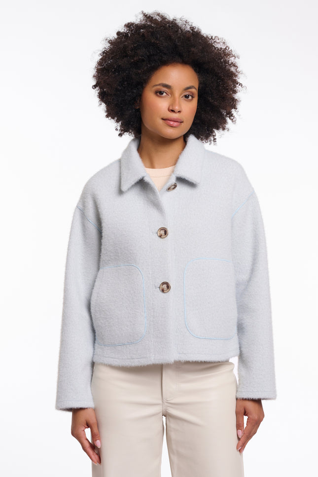 Rino & Pelle Jacket Esia Light Blue Snow Stretchshop.nl