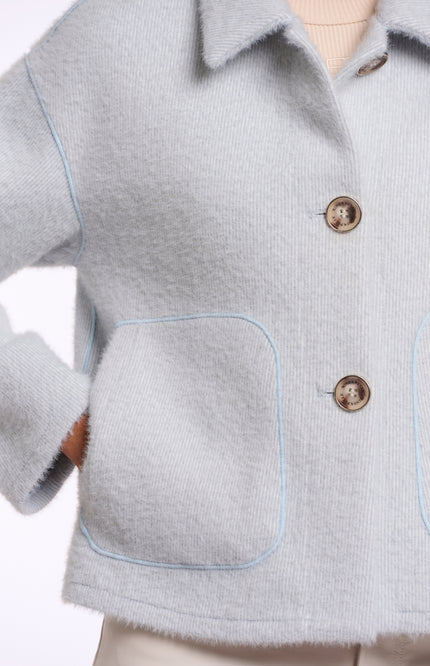 Rino & Pelle Jacket Esia Light Blue Snow Stretchshop.nl