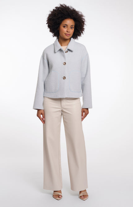 Rino & Pelle Jacket Esia Light Blue Snow Stretchshop.nl