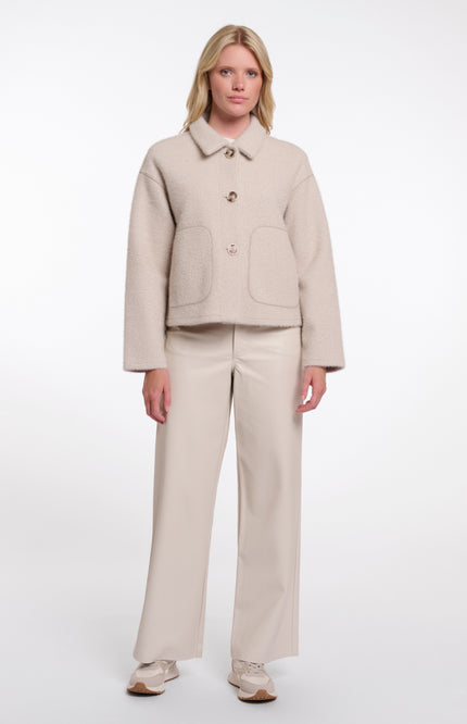 Rino & Pelle Jacket Esia Stone Snow Stretchshop.nl