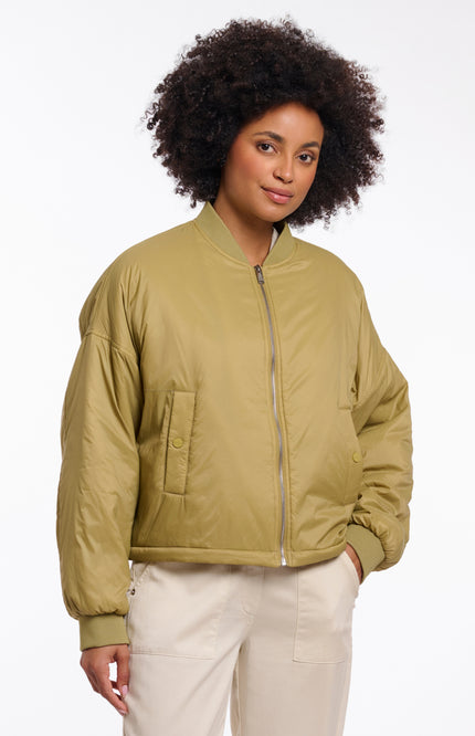 Rino & Pelle Jacket Hira Golden Olive Stretchshop.nl