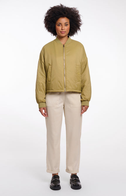 Rino & Pelle Jacket Hira Golden Olive Stretchshop.nl