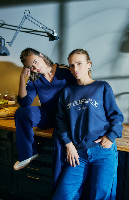 Trui Fqkamela Navy Blazer Star Offwhite 207469