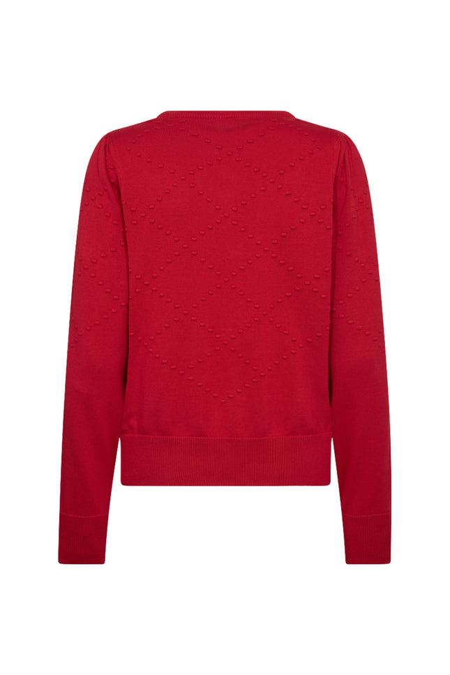 Freequent Trui Fqdodo True Red 205431 Stretchshop.nl