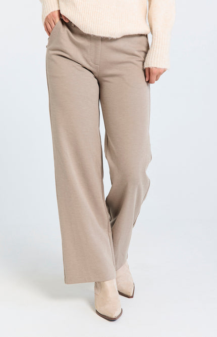 Broek Fqnanni Desert Taupe Melange 200632