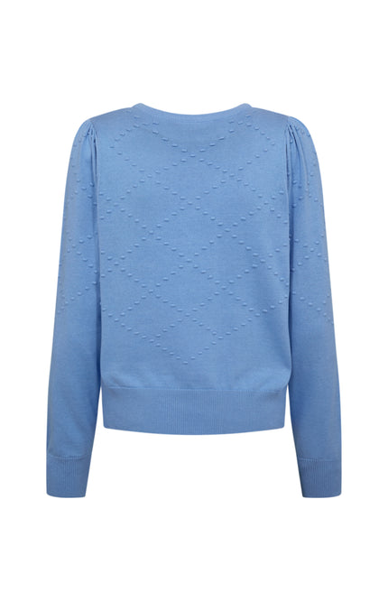 Freequent Trui Fqdodo Vista Blue 205431 Stretchshop.nl