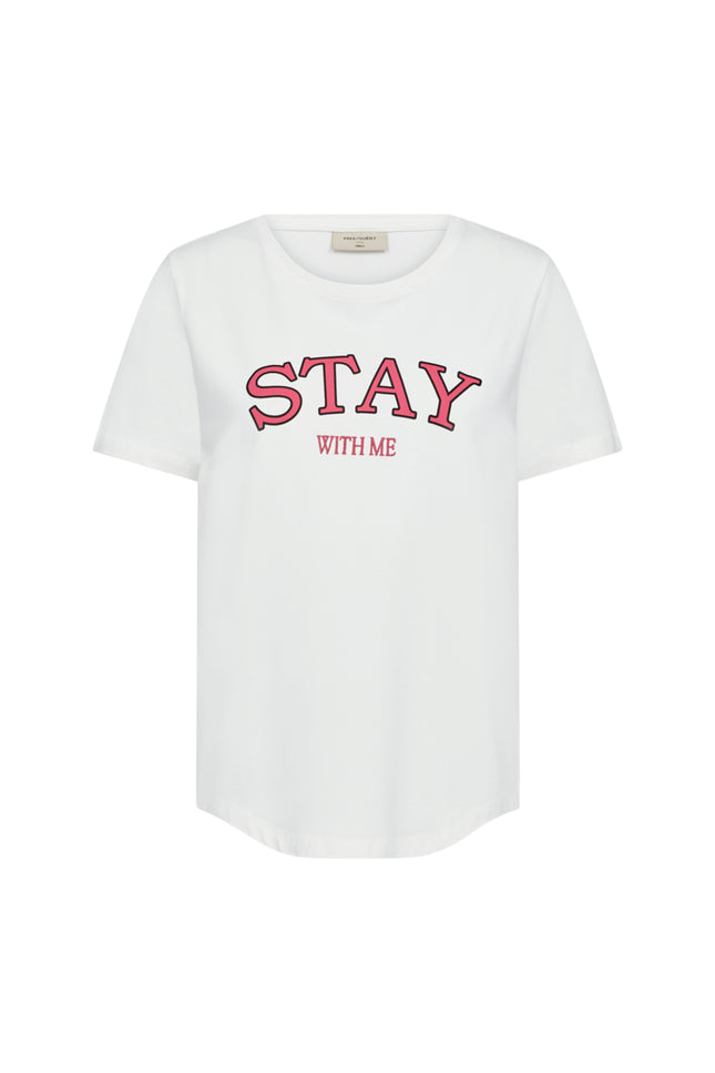 T-shirt Fqfenjal Star Offwhite Fuchsia Purple 207452