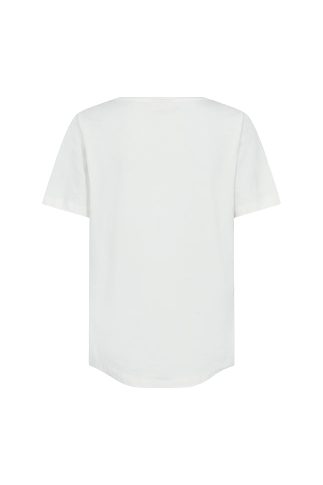 T-shirt Fqfenjal Star Offwhite Fuchsia Purple 207452