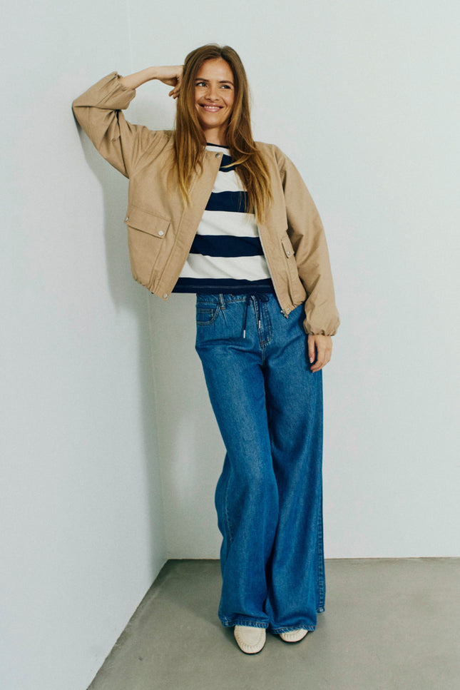 T-shirt Fqfamila Star Offwhite Navy Blazer 207642