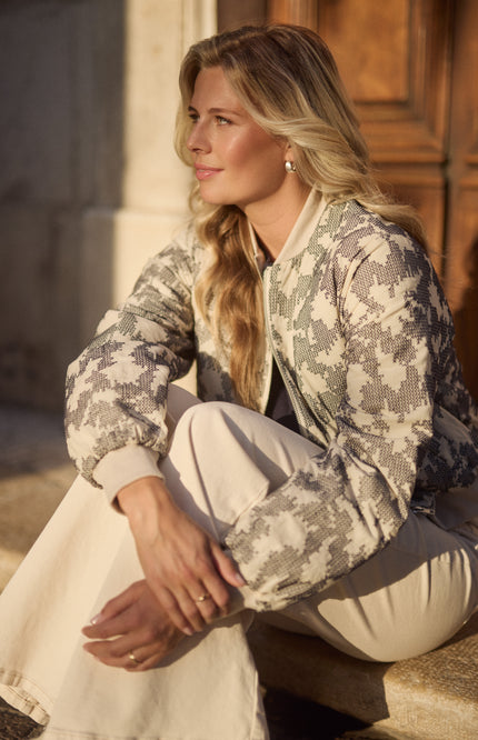 Jacket Charlie Cross Sand Navy NKS13107