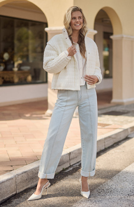 Nukus Jacket Elly Offwhite NKS13080 Stretchshop.nl