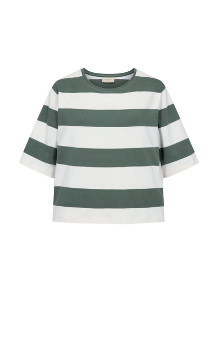 Freequent T-shirt Fqfamila Star Offwhite Dark Forest 207642 Stretchshop.nl