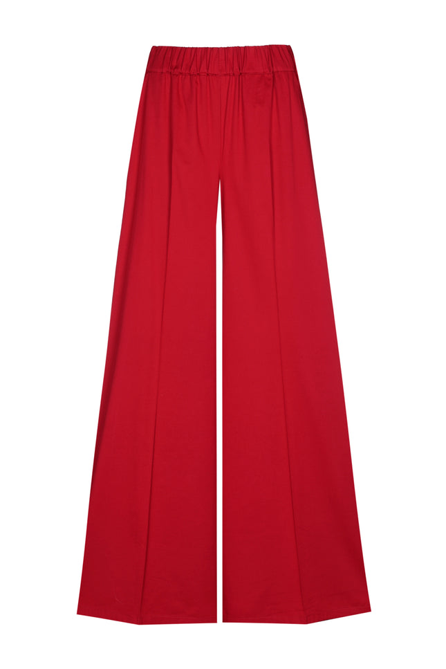 Broek Palazzo Dark Red 1508-50