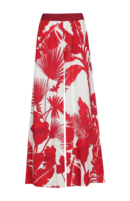 Caroline Biss Broek Crêpe Multi Color 1592-59 Stretchshop.nl